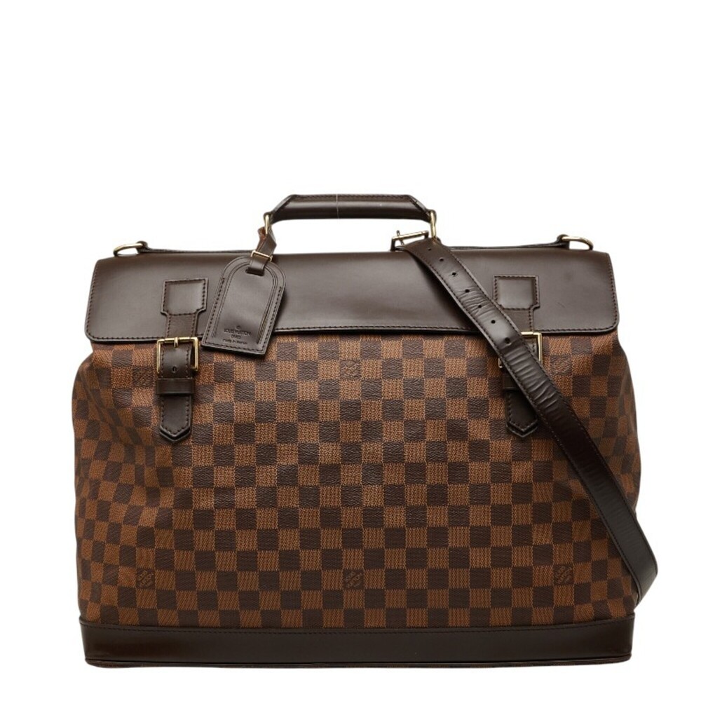 LOUIS VUITTON Brown Damier Leather Shoulder Bag